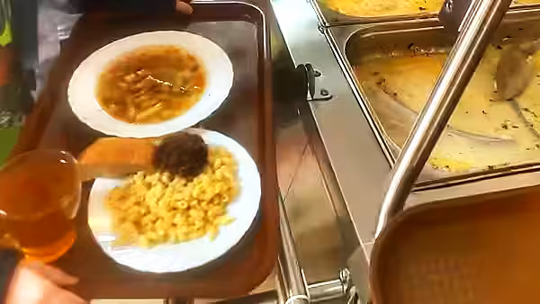 Тарелка с обедом