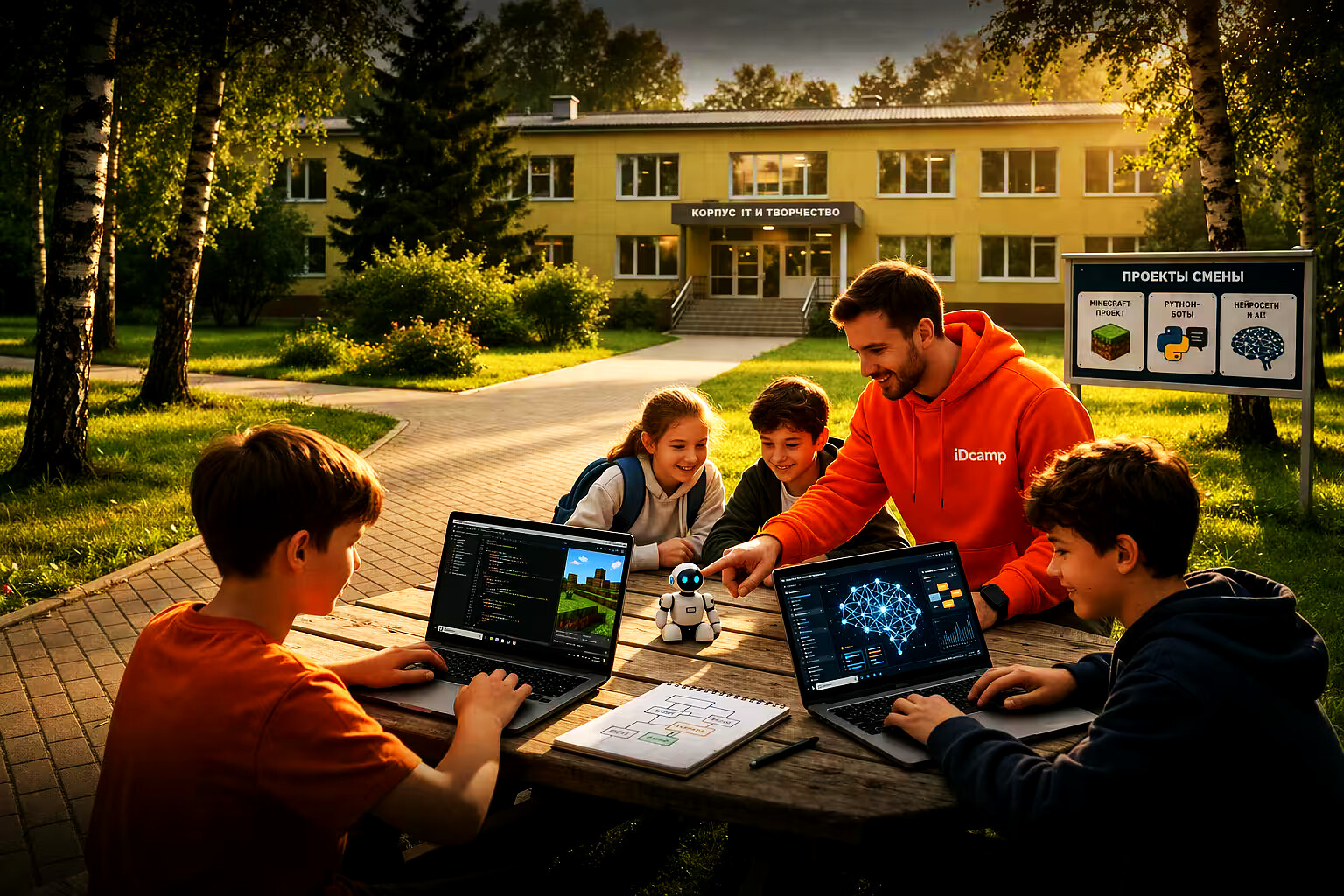 Лагерь на август в Подмосковье