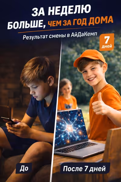 За неделю в лагере ребёнок меняется больше, чем за год дома
