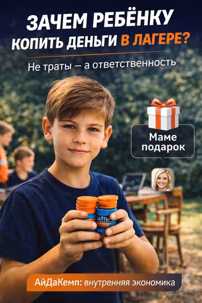 Зачем детям копить деньги в лагере АйДаКемп